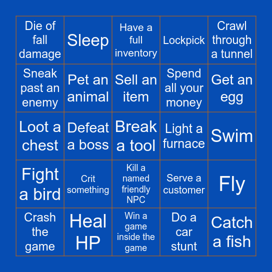 Any-Game Lockout Bingo Card