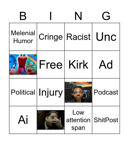 Reels Bingo Card