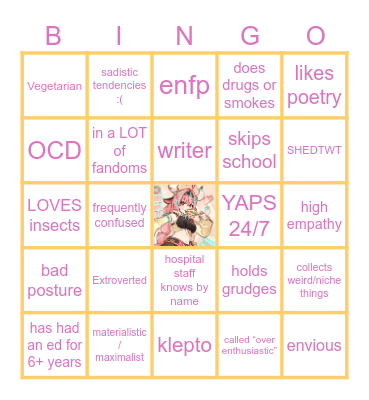 juni bingo :D Bingo Card