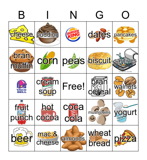 High Phosphorus Bingo Card