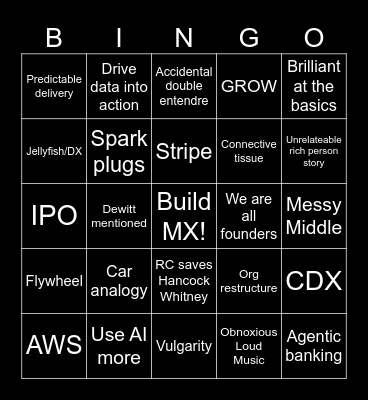 Kickoff Bingo 2026 Bingo Card