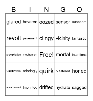 Listening Skills Bingo Card