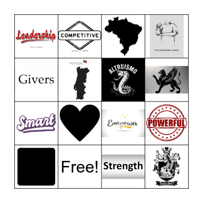 Altruismo Bingo Card