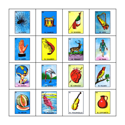 LOTERIA Bingo Card