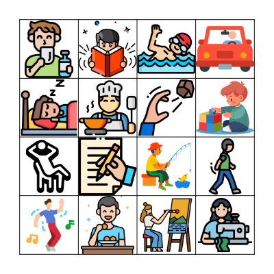 Action Bakanaage Bingo Card