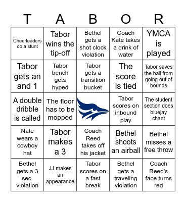 Womens Basketball Bingo Card