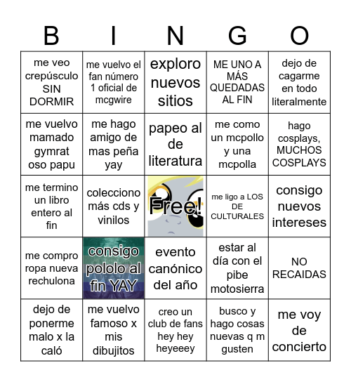 elotebingo 2026 Bingo Card
