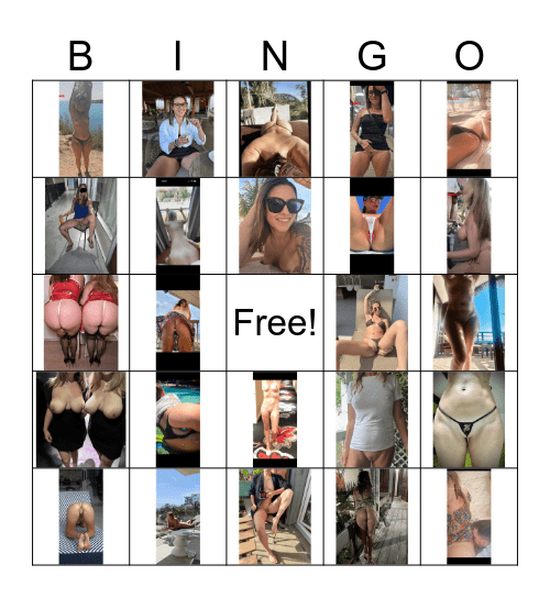 Vacation Bingo Card