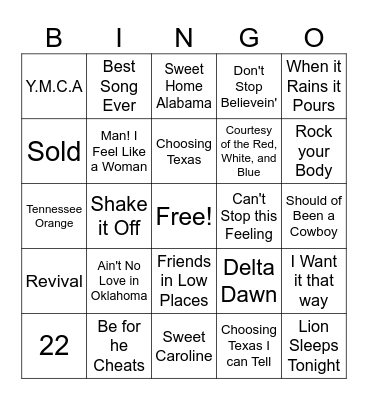 BINGO!! Bingo Card