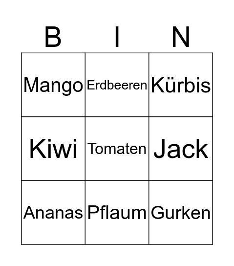 The best Bingo ever by someone Bingo Card