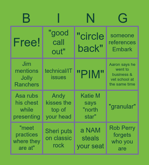 NSFW Bing! Bingo Card