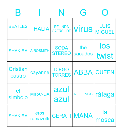 BOCADO BINGO EL JARRITO Bingo Card