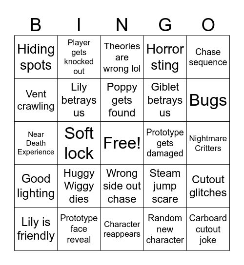 PPT CH 5 BINGO Card