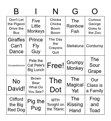 Right to Read Week Bingo Card