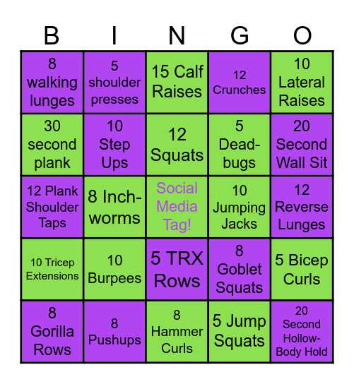 AF BINGO Card