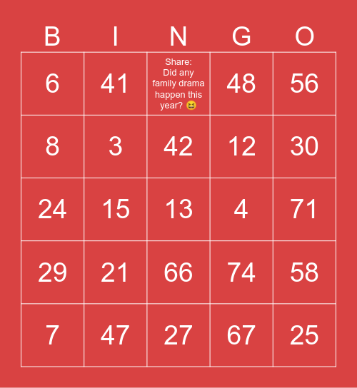 CELLIES HUAT HUAT YEAR 2026 Bingo Card
