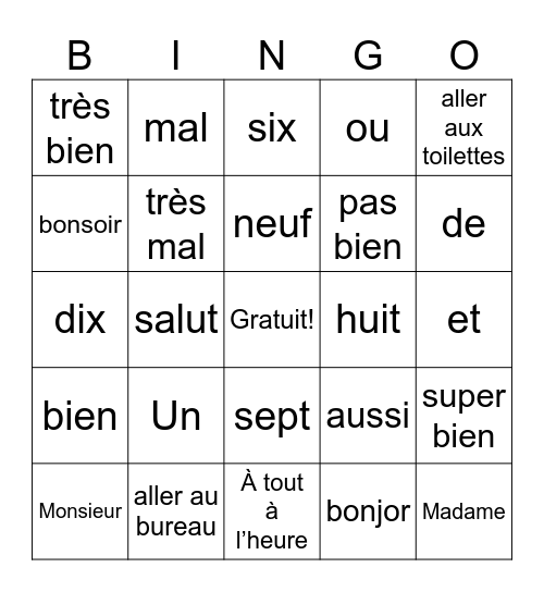 Ajla Imsirovic Bingo Card