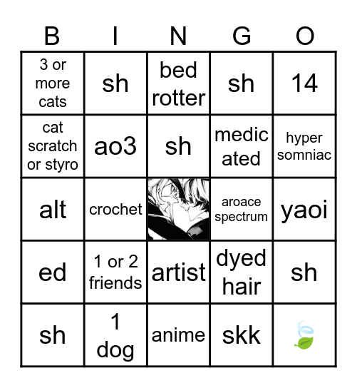 ONYX’S BINGO Card