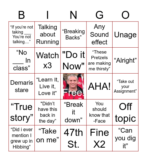 Demaris Bingo Card