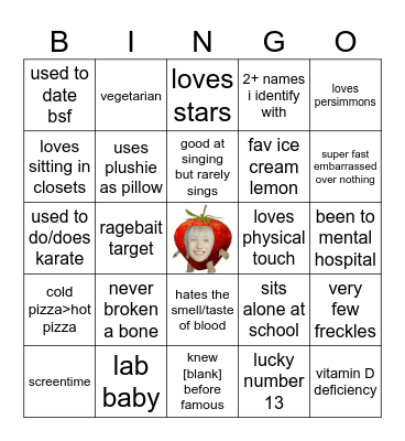 random Bingo Card
