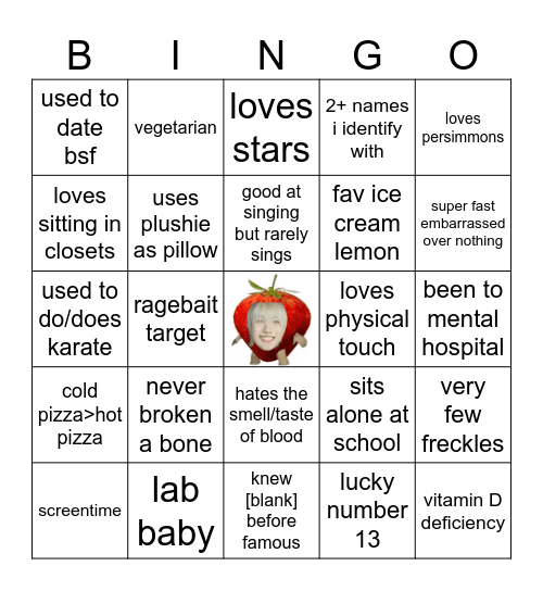 random Bingo Card