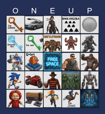 ReadyPlayerOne Bingo Card