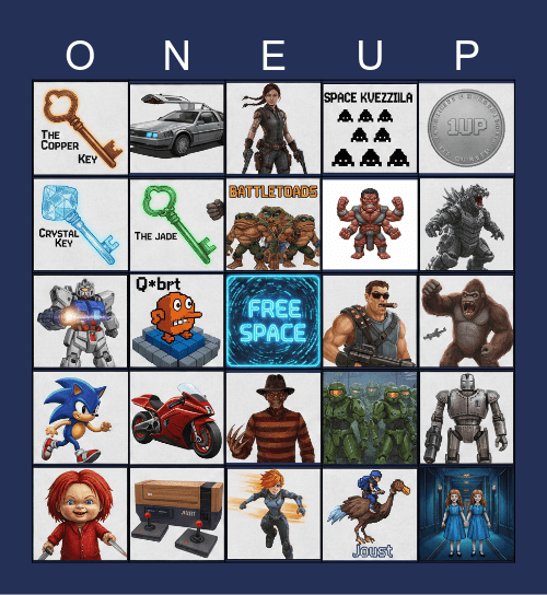 ReadyPlayerOne Bingo Card
