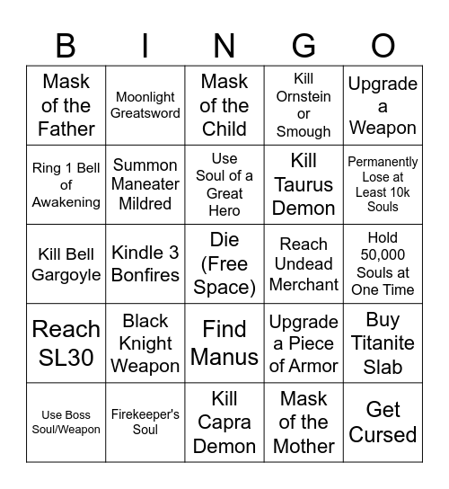 DS1 Bingo Card