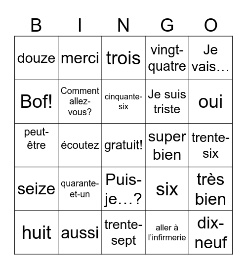 Julianna Ramos Bingo Card