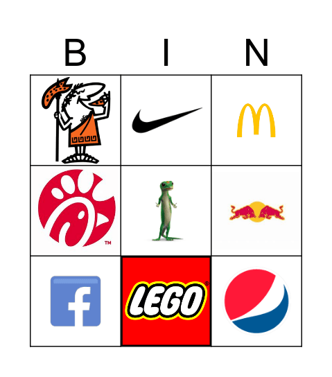 Logo Bingo! Bingo Card