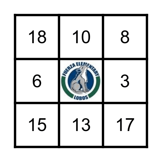 Fuerza PRIDE Bingo Card
