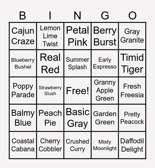 2026 STAMPIN' UP DEMO DIVA RETREAT Bingo Card