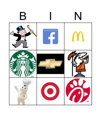 Logo Bingo! Bingo Card