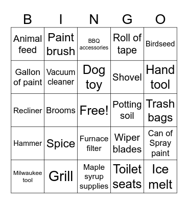 FOURMENS Bingo Card