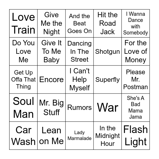 VIBE BINGO Card