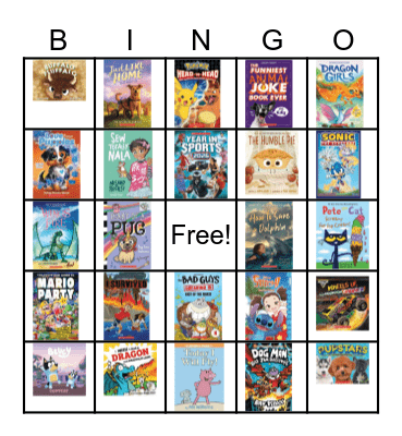 Book Fair Bingo Card