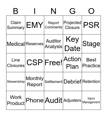ACCS Bingo Card