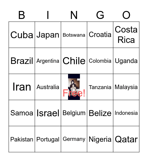 Where in the World is Judy? ✈️ Bingo Card
