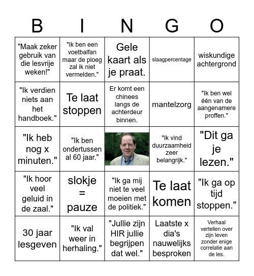Marc Logman Bingo Card