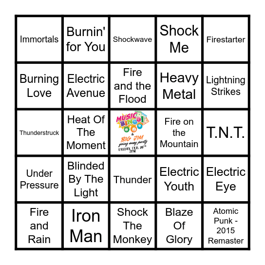 POWER-ENERGY Bingo Card