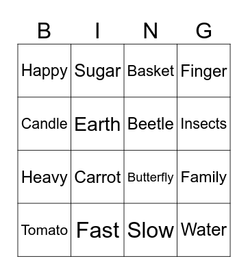 K.3/2 Bingo Card