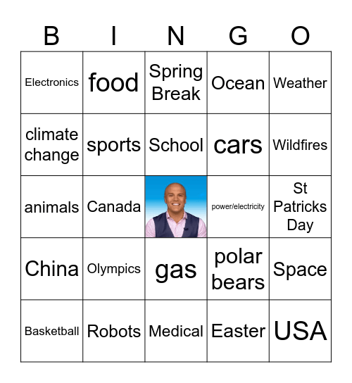 CNN 10 Bingo Card