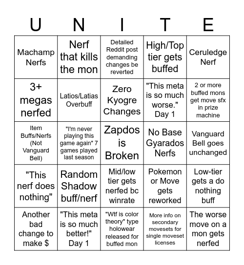 Pokemon Day 2026 Bingo Card