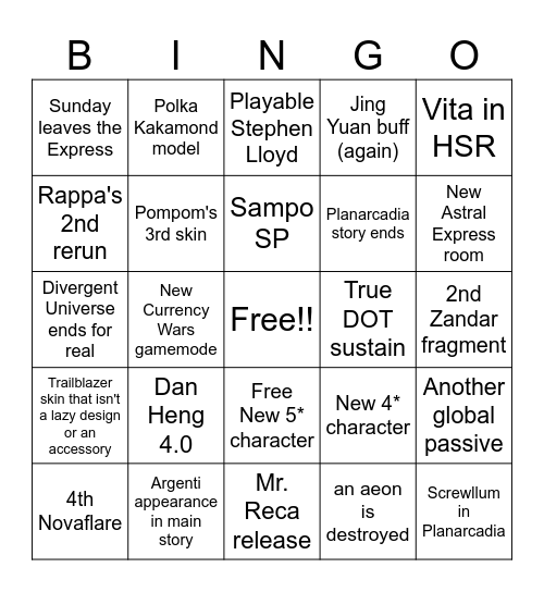 things before playable screwllum bingo!!!! 2026 Bingo Card