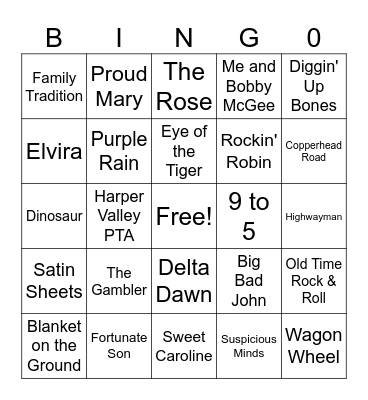 Susie's Birthday Bingo Card