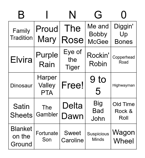 Susie's Birthday Bingo Card