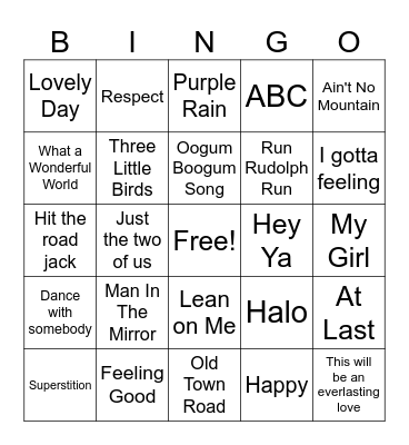 Black History Month Bingo Card