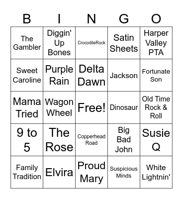 Susie's Birthday Bingo Card