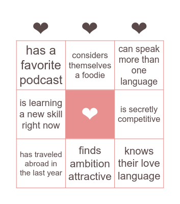 Find Someone Who... Bingo Card