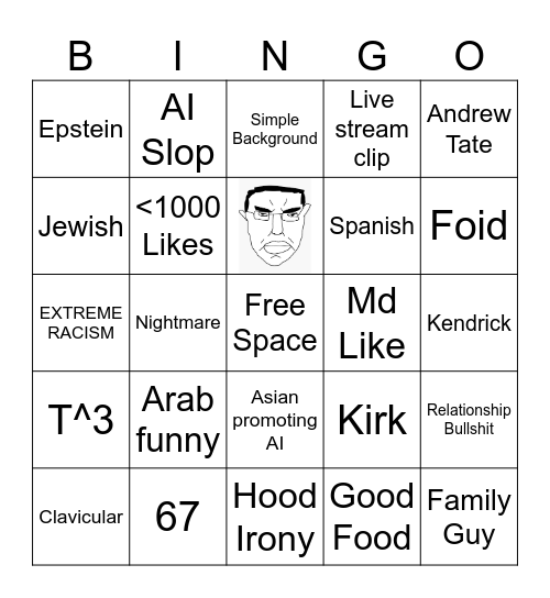 Reels Bingo Card